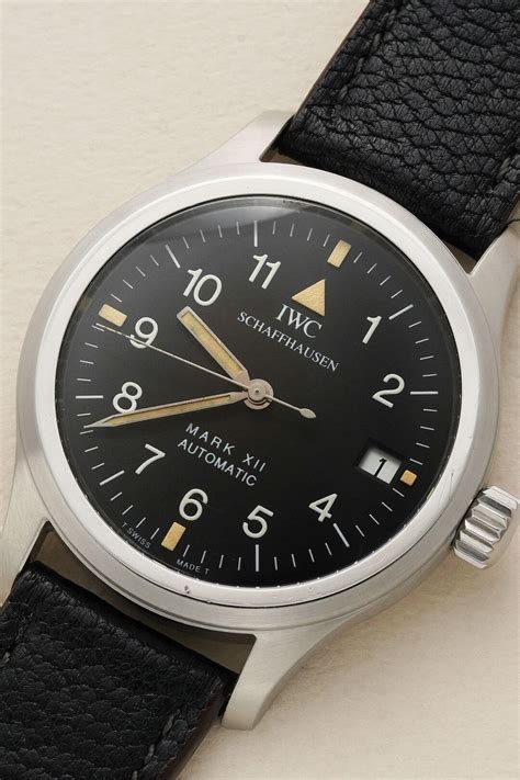 iwc mark 12|mark xii black dial.